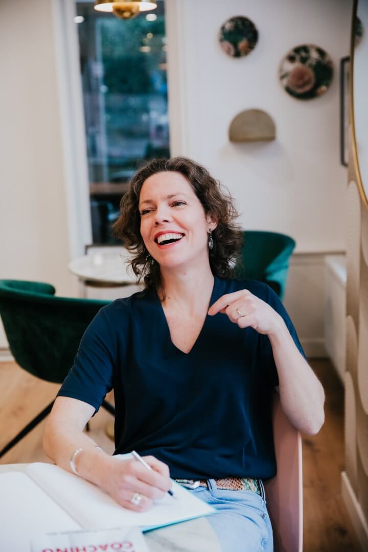 Karin Holley laughing