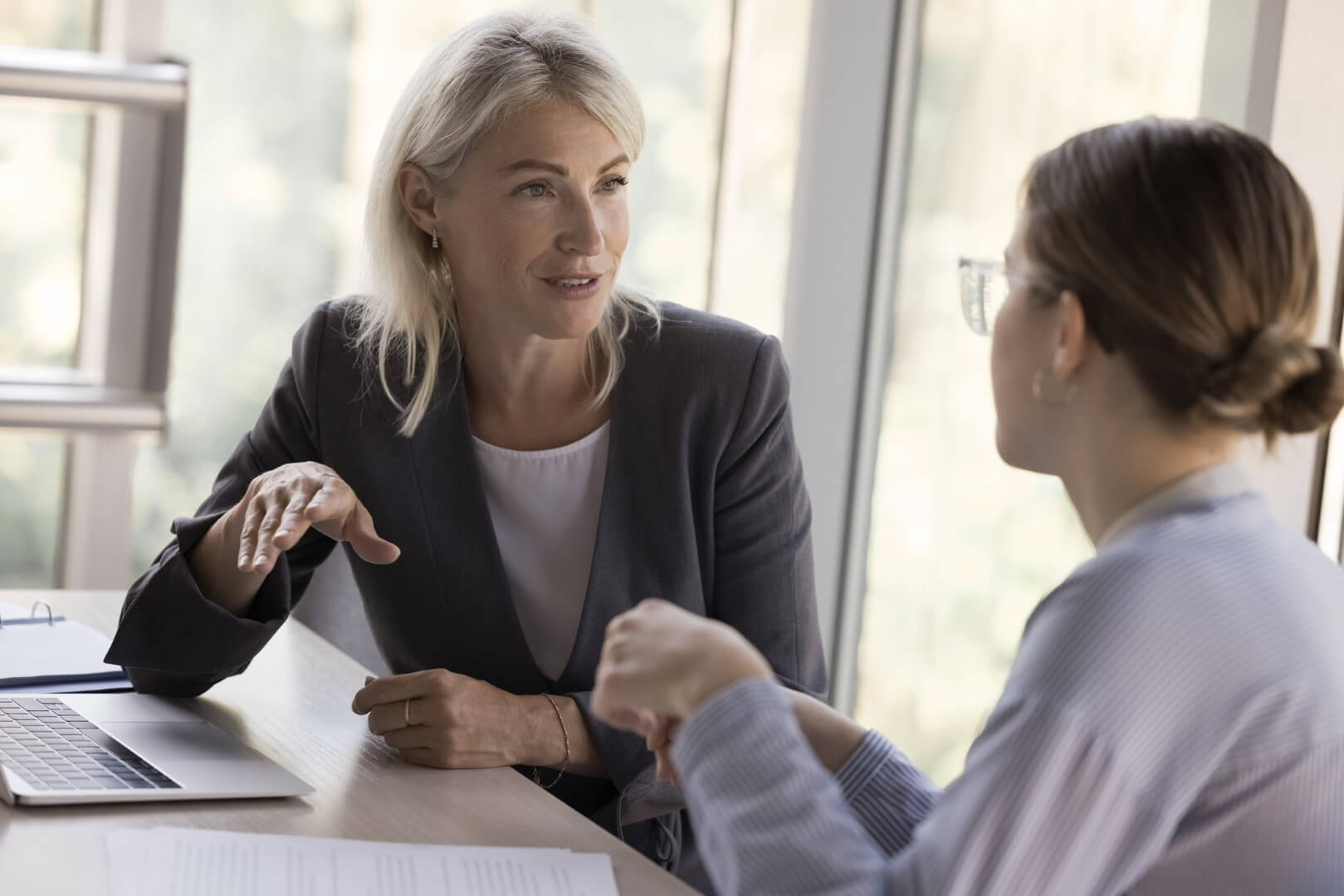 Woman coaching