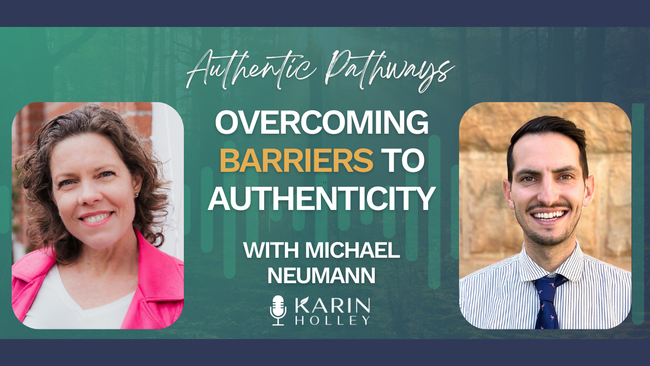 Authentic Pathways Podcast Cover with Michael Neumann