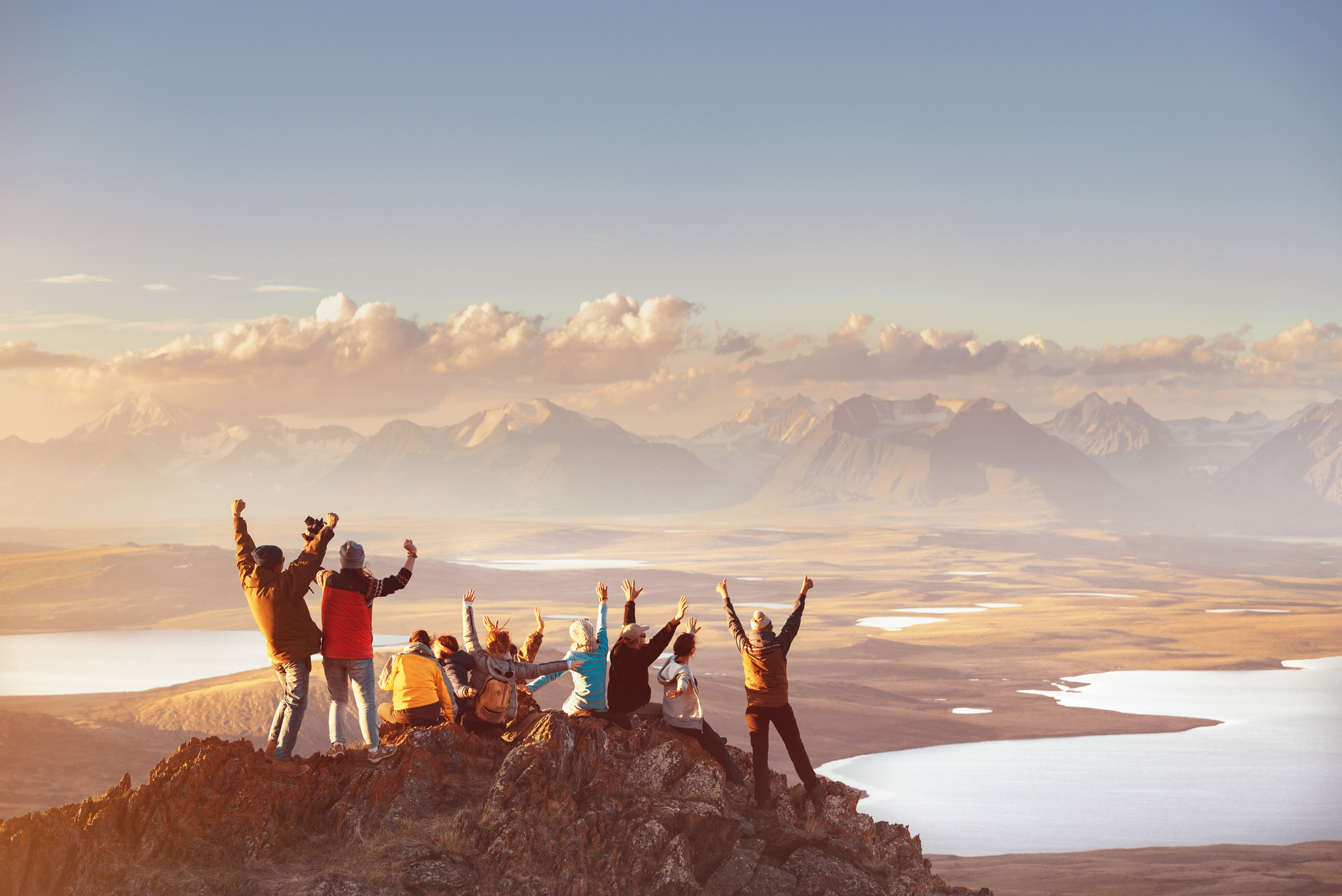 Reaching the mountain top