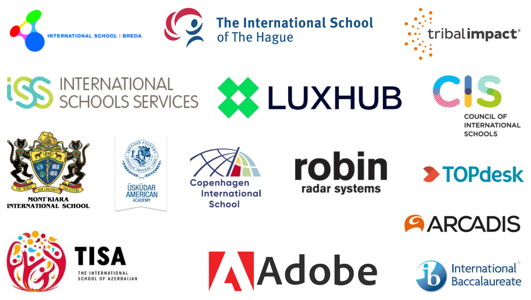 Logos of companies that Karin Holley has worked with